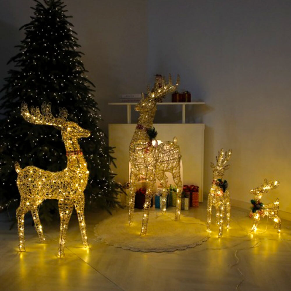 글리터사슴(전구포함/점멸기+리모컨)90cm 크리스마스장식 225,000원