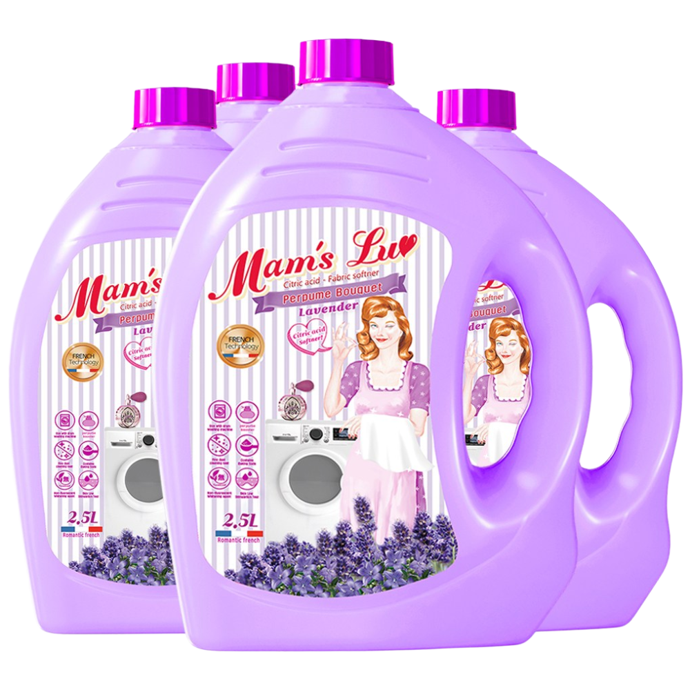 맘스럽 퍼퓸부케 라벤더 섬유유연제 2.5Lx4개입 프랑스 수입 라벤더향 구연산 첨가 고농축 프리미엄 고급향수 섬유케어 건조기시트 세제 8,990원