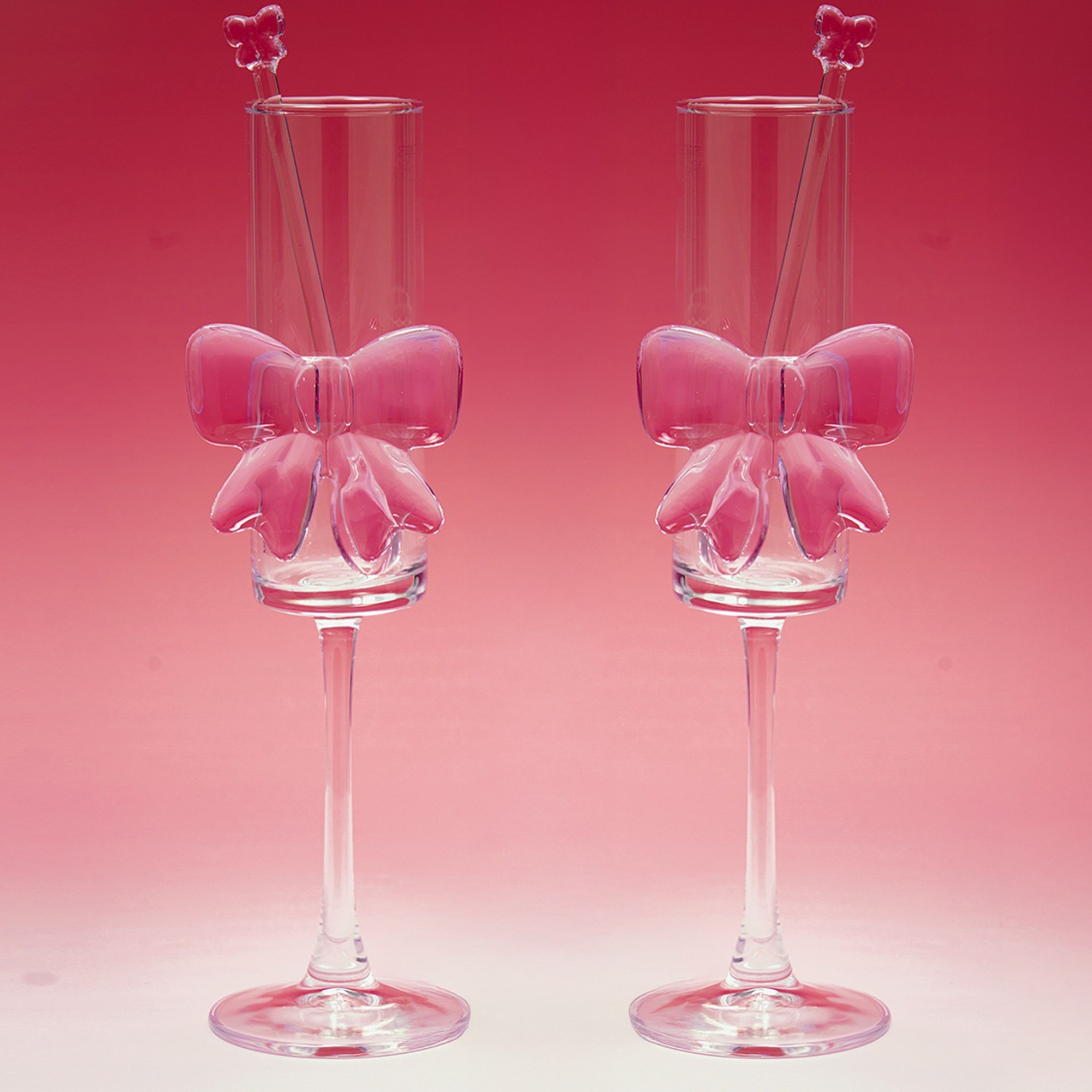 [선물추천] 누룸 리본 포인트 샴페인잔 2P 세트 홈파티 와인 스파클링 잔 27,340원