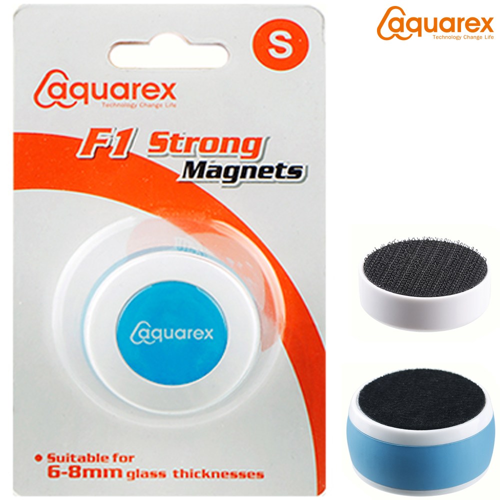 아쿠아렉스 F1 고급형 자석청소기 S/L /수족관 어항 수조 유리 닦이 벽면 이끼 물때 제거 구피 물갈이 환수 12,740원