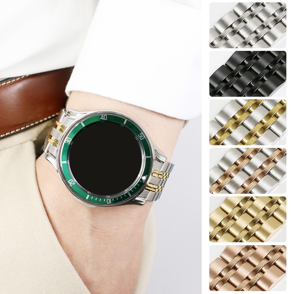 오르몽트 갤럭시워치 스트랩 7선 날개형 메탈 스트랩, 로즈골드콤비 24,900원