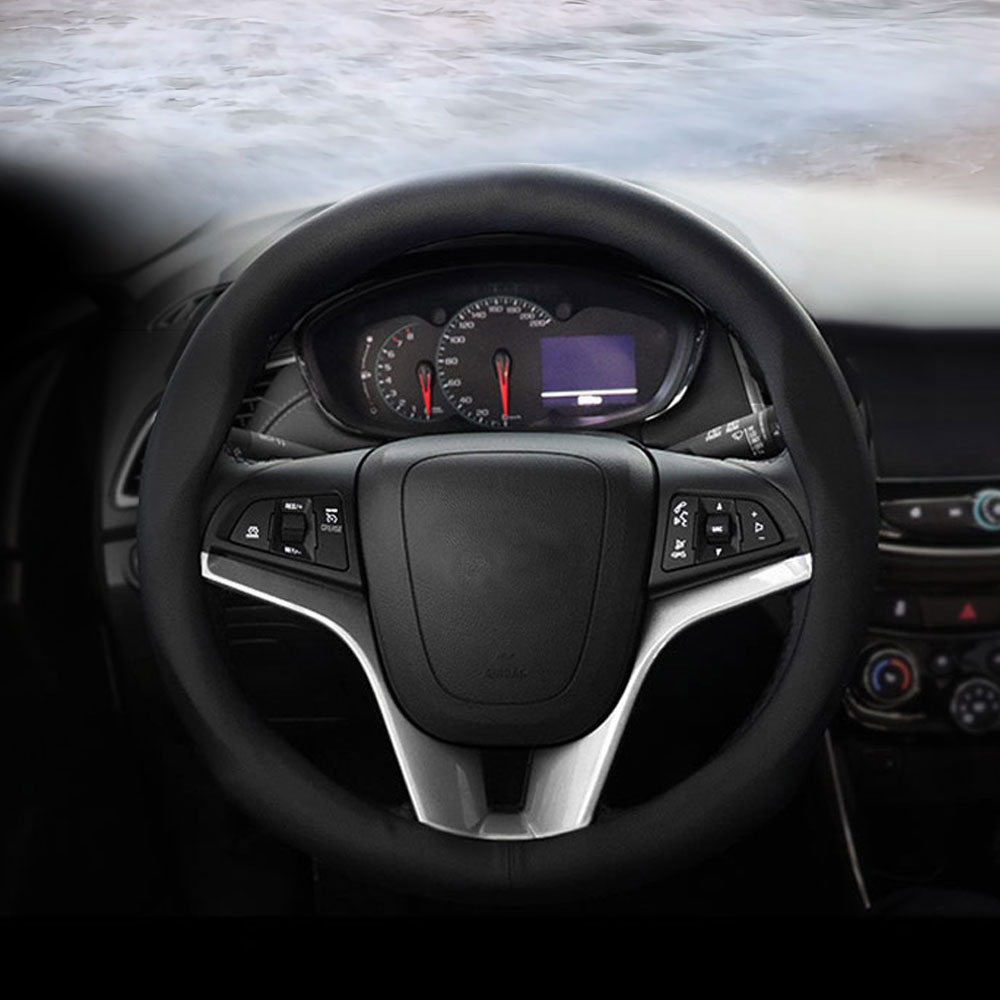 미켈라토 자동차 가죽 핸들커버 원형 쉐보레 올뉴 더뉴 말리부 크루즈 트랙스 스파크 볼트 타호, 로고없음 21,500원