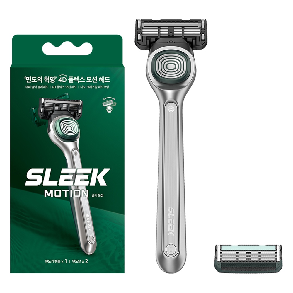 도루코 슬릭 모션 면도기+면도날 세트 13,900원