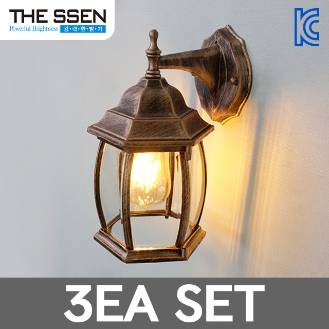 더쎈 육각 앙주 1등 벽등 실내 실외 벽조명 외부 벽부등 39,850원