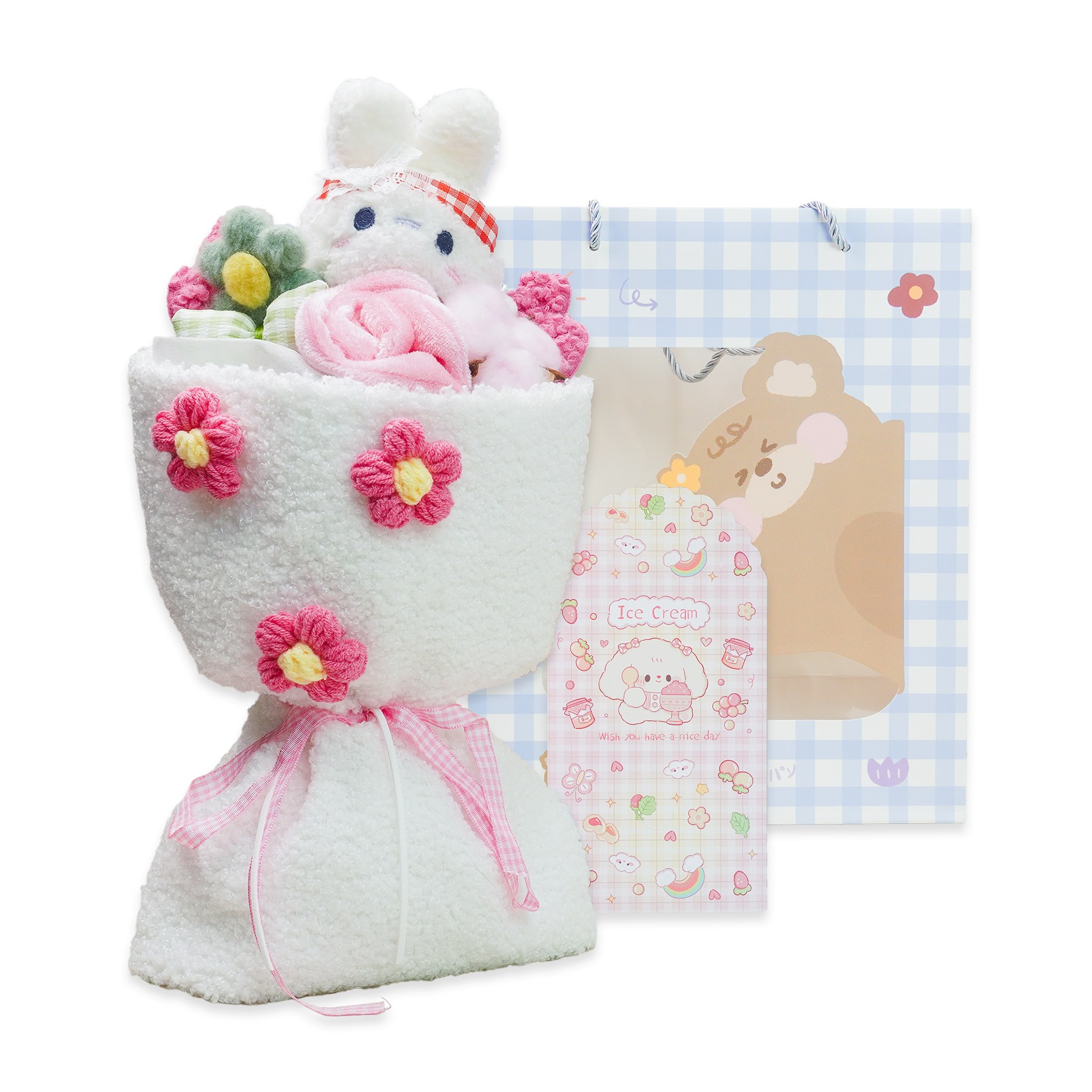 토이토 토끼 인형 꽃다발 종이가방 세트 졸업 입학 학예회 생일 선물 13,200원