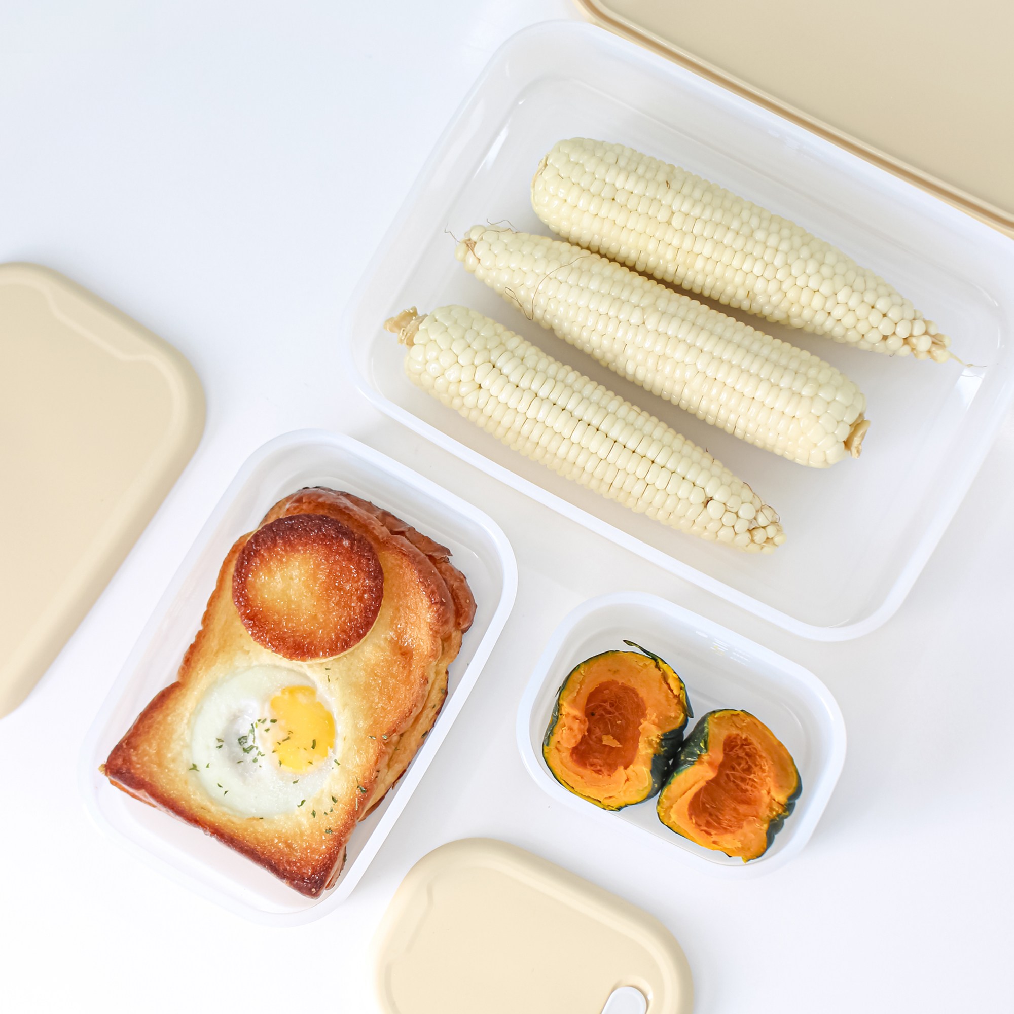 실리샵 국산 플래티넘 실리콘 냉동용기, 냉동 3P 세트 1호 클리어화이트, 1개 25,900원