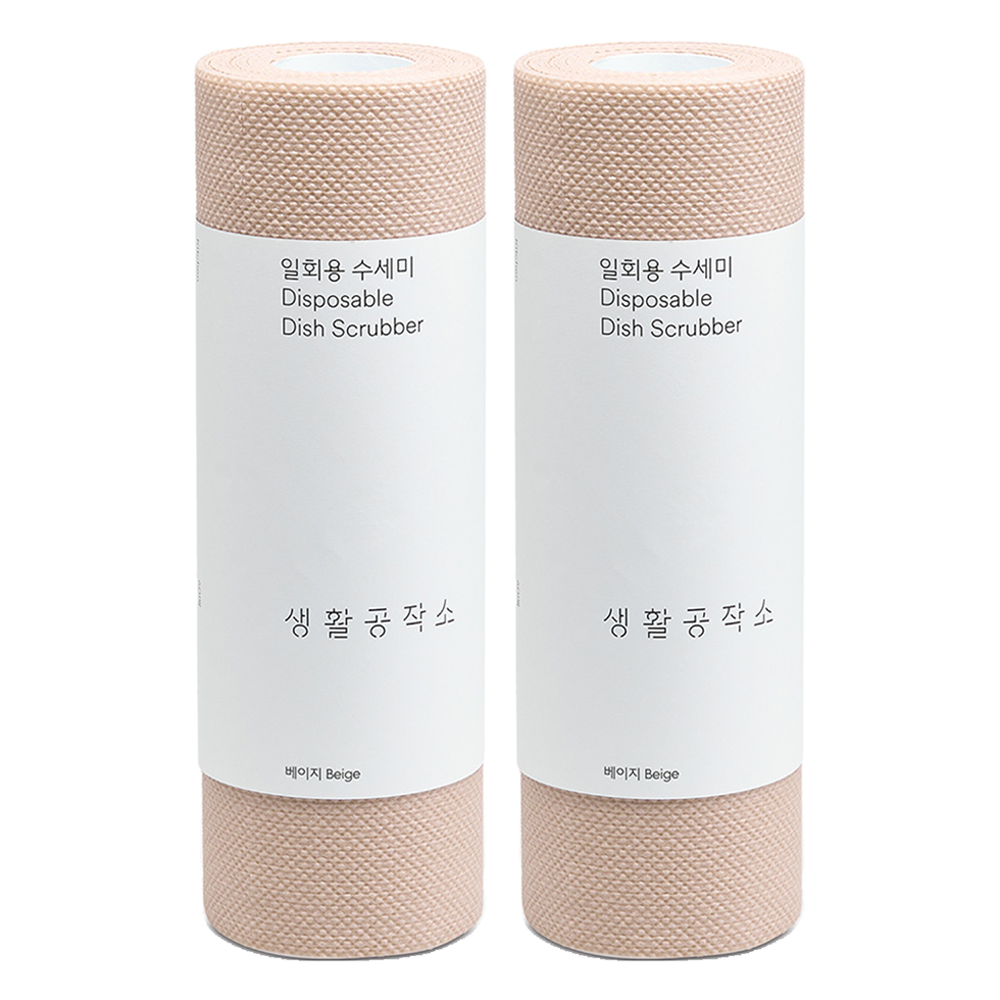 생활공작소 일회용 수세미 일반형 60p 10,710원