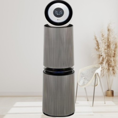 LG전자 퓨리케어 오브제컬렉션 360도 공기청정기 알파 UP 펫 필터 AS353NS4A 본품 AS353NSDA 114m2 + 필터 PFSNBC02 방문설치 1,999,000원