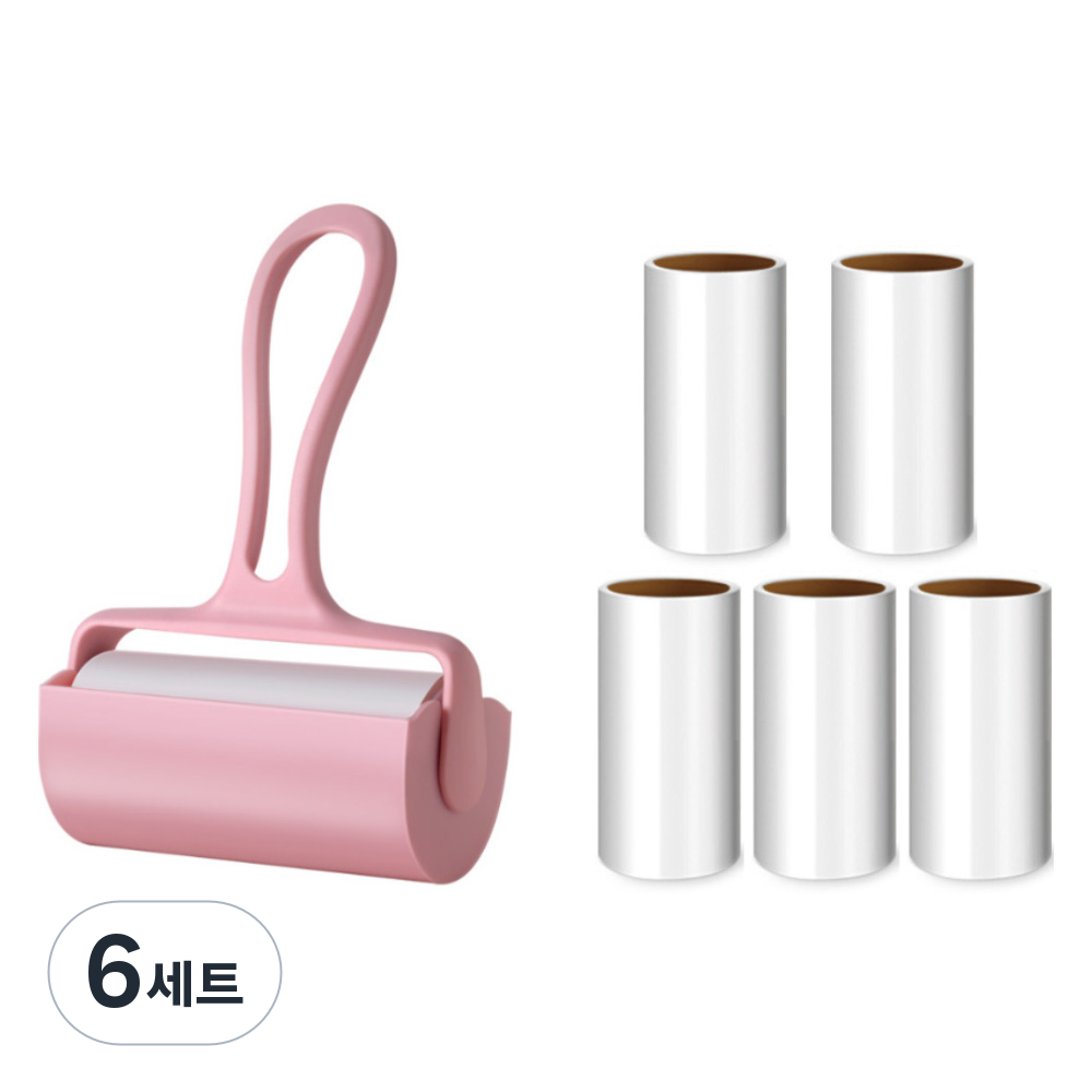 피앤케이 돌돌이 테이프클리너 본품 + 커버 + 리필 5p 세트 핑크 35,640원