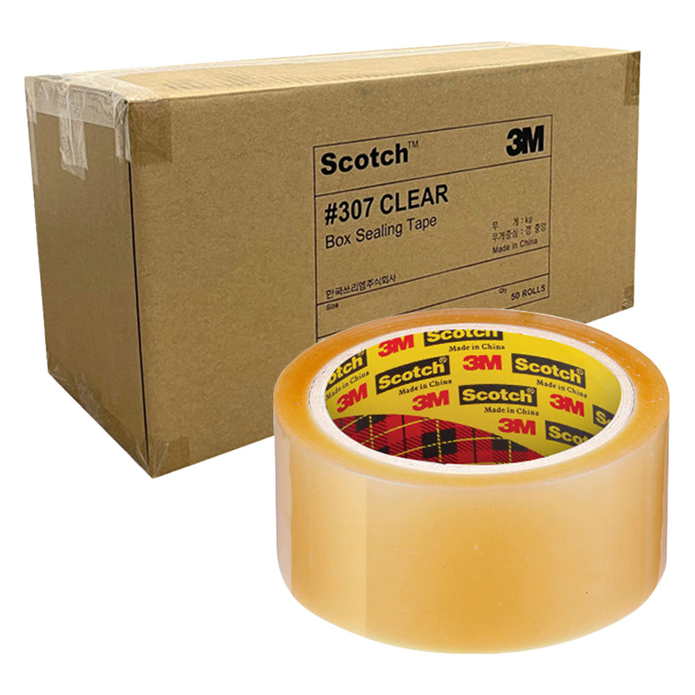 스카치 아크릴 박스 테이프 307 48mm x 50m, 50개 44,530원