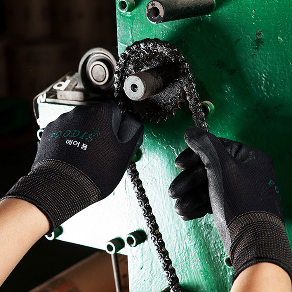 오런 후디스에어폼 코팅작업장갑(1켤레x10P) /범용NBR 19,500원