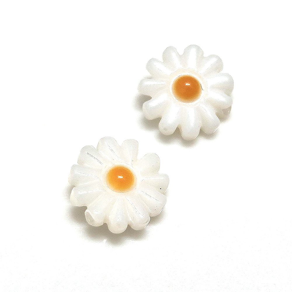 ALL 원석장식 자개비즈 일반 흑자개 한팩, 상품선택, 데이지꽃 11,500원