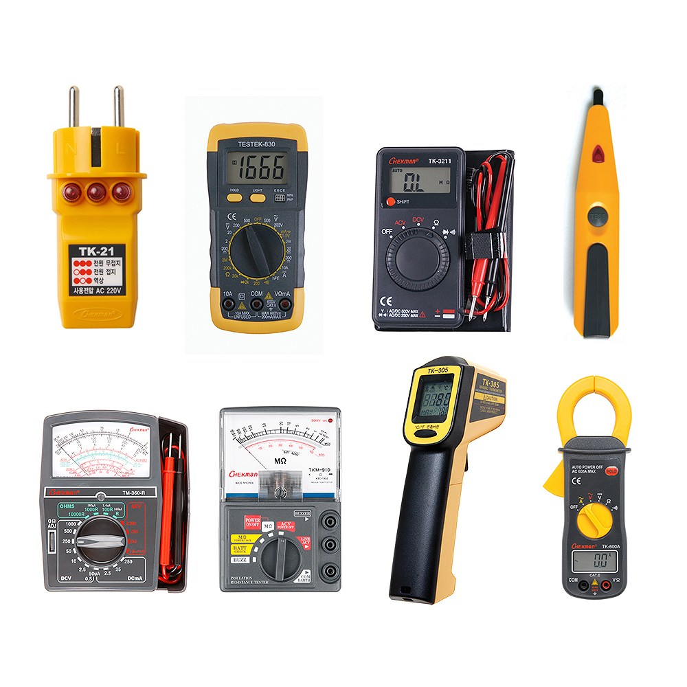 태광 테스트기 테스터 모음 멀티미터 검전기 온도계 저항계 클램프미터 접지 (택 1), 1개 41,000원
