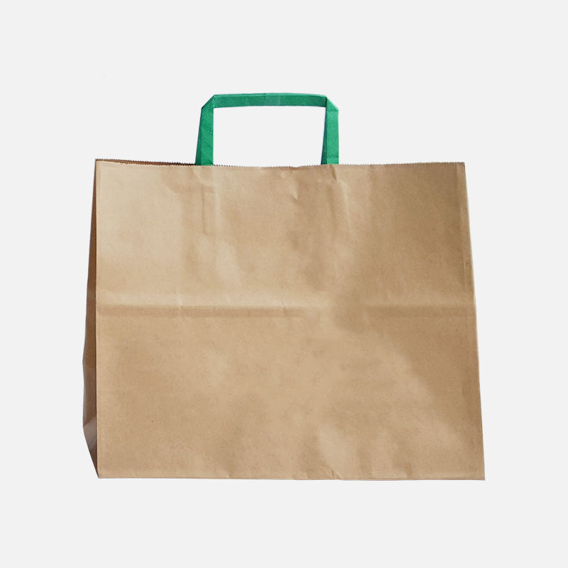 서흥이앤팩 담다 그린손잡이 무지 크라프트 종이쇼핑백 종이가방, 25개 7,800원