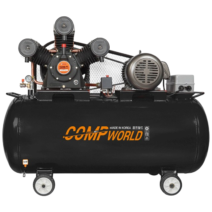 콤프월드 산업용 콤프레샤 10마력 400리터 고성능 국산 에어콤프레샤, 1개 2,841,600원