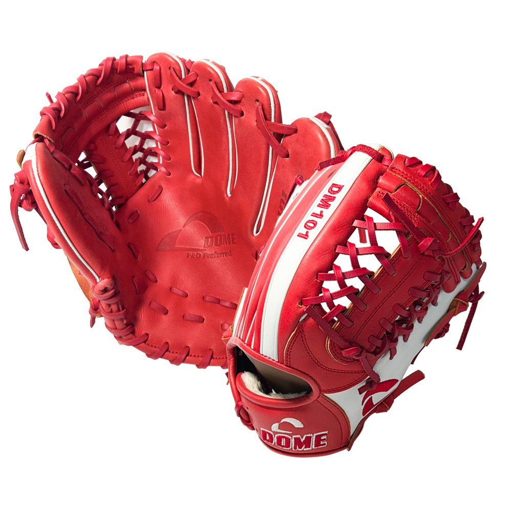 DOME 돔 야구글러브 내야수 우투용 DM101 (RD/WT/1) 139,000원