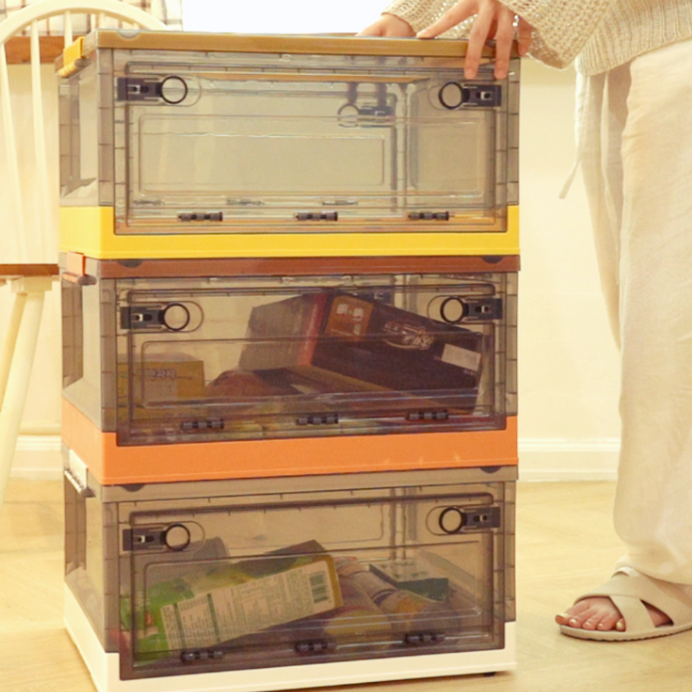 만화책보관함 보관 투명 바퀴 적층 전면오픈 폴딩 22,760원