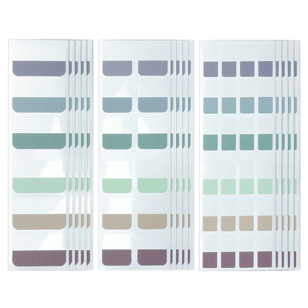 투코비 인덱스 스티커 메모 레트로컬러 대형 60p + 중형 120p + 소형 240p 세트 5,600원