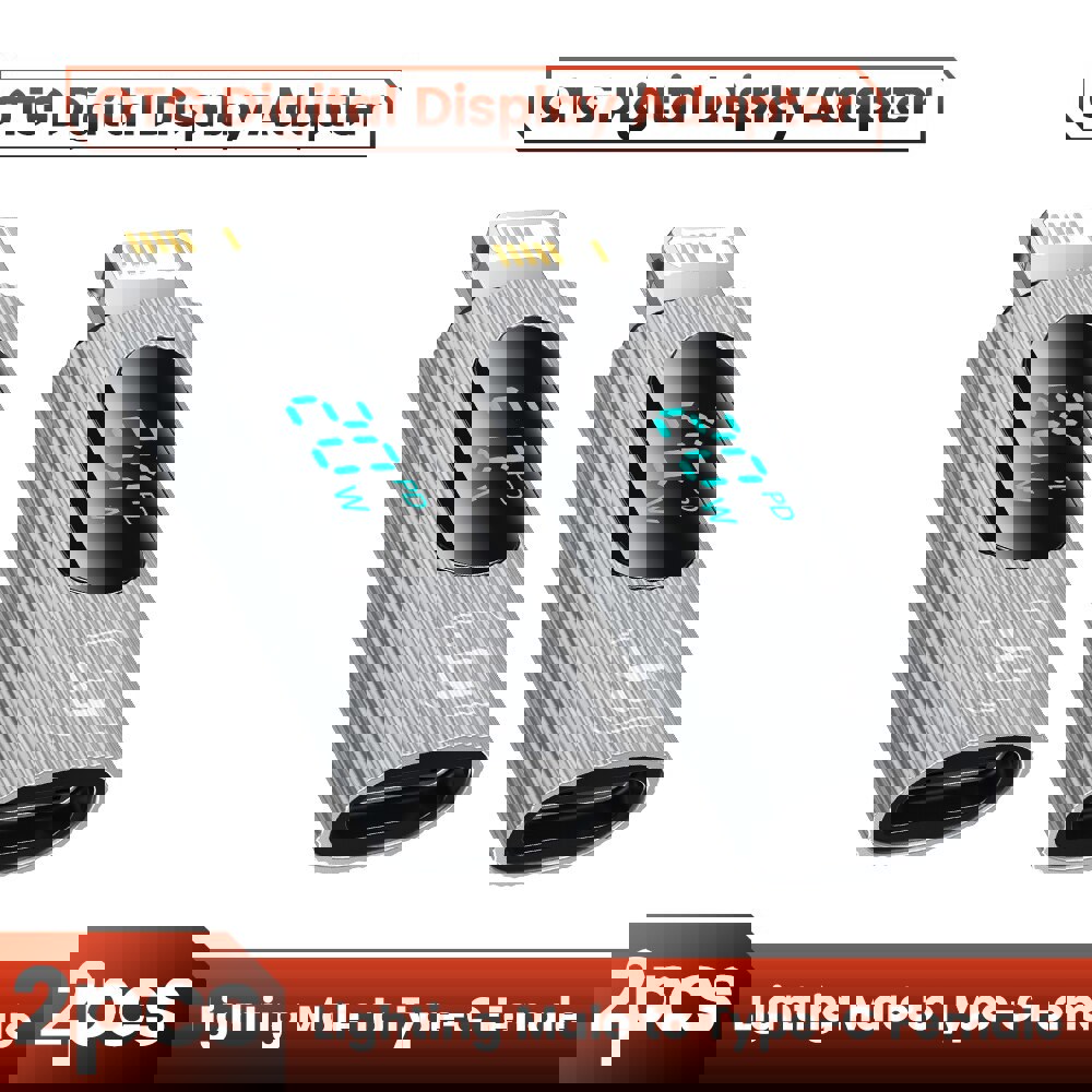 Toocki USB 2.0 디스플레이 OTG 어댑터, PD 20W 고속 충전 라이트닝 수-C 타입 암 커넥터, 아이폰 15, 14, 13 컨버터용 13,000원