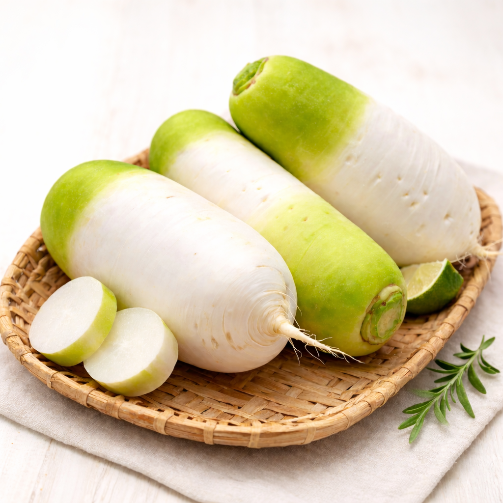 [팜팜]제주도 월동무 세척무, 1박스, 3kg(2-3수) 5,800원