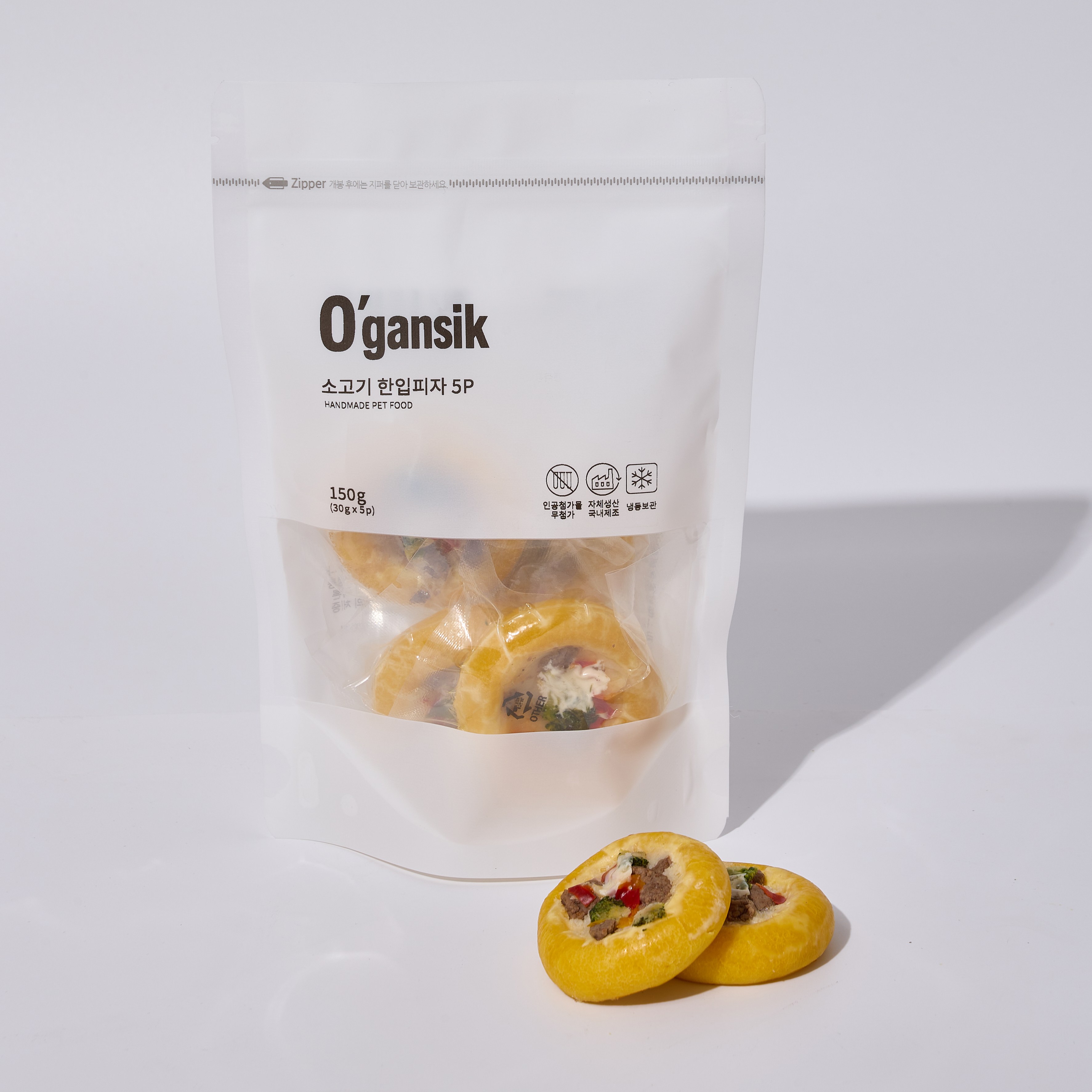 오간식 반려동물수제간식 강아지건강간식 한입불고기피자 49,000원