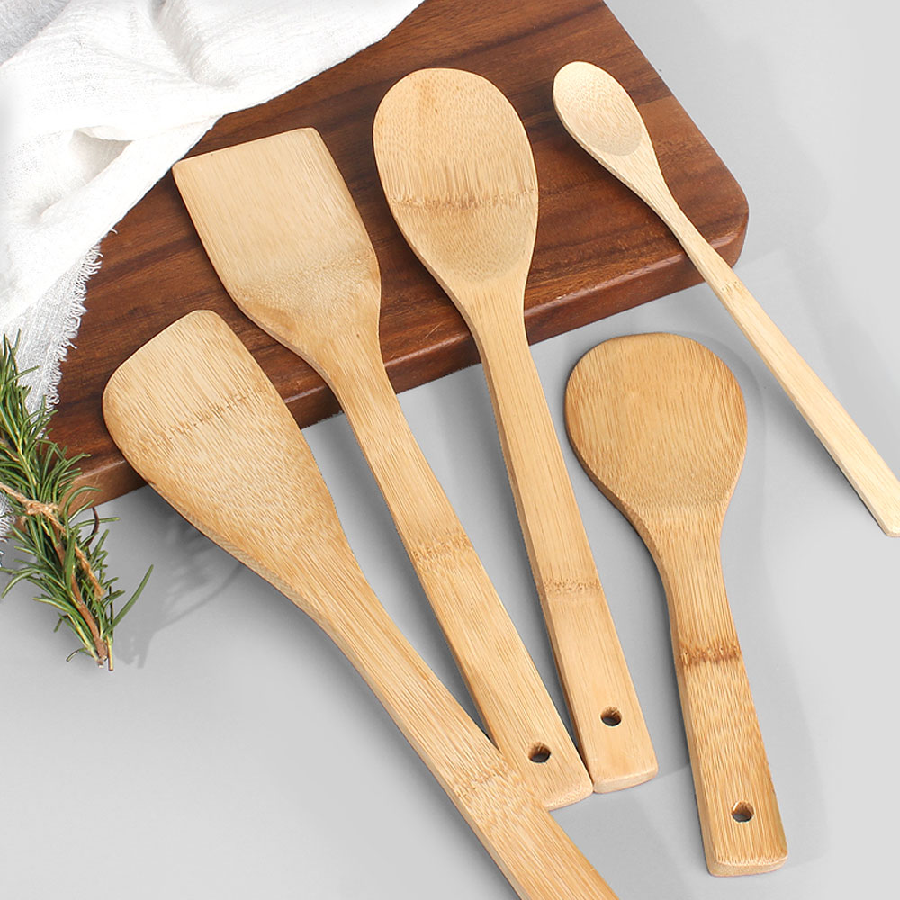 나무 주걱 뒤집개 볶음 스푼 대나무 원목 우드 도비주걱 나무목 조리도구 키친툴 1,200원