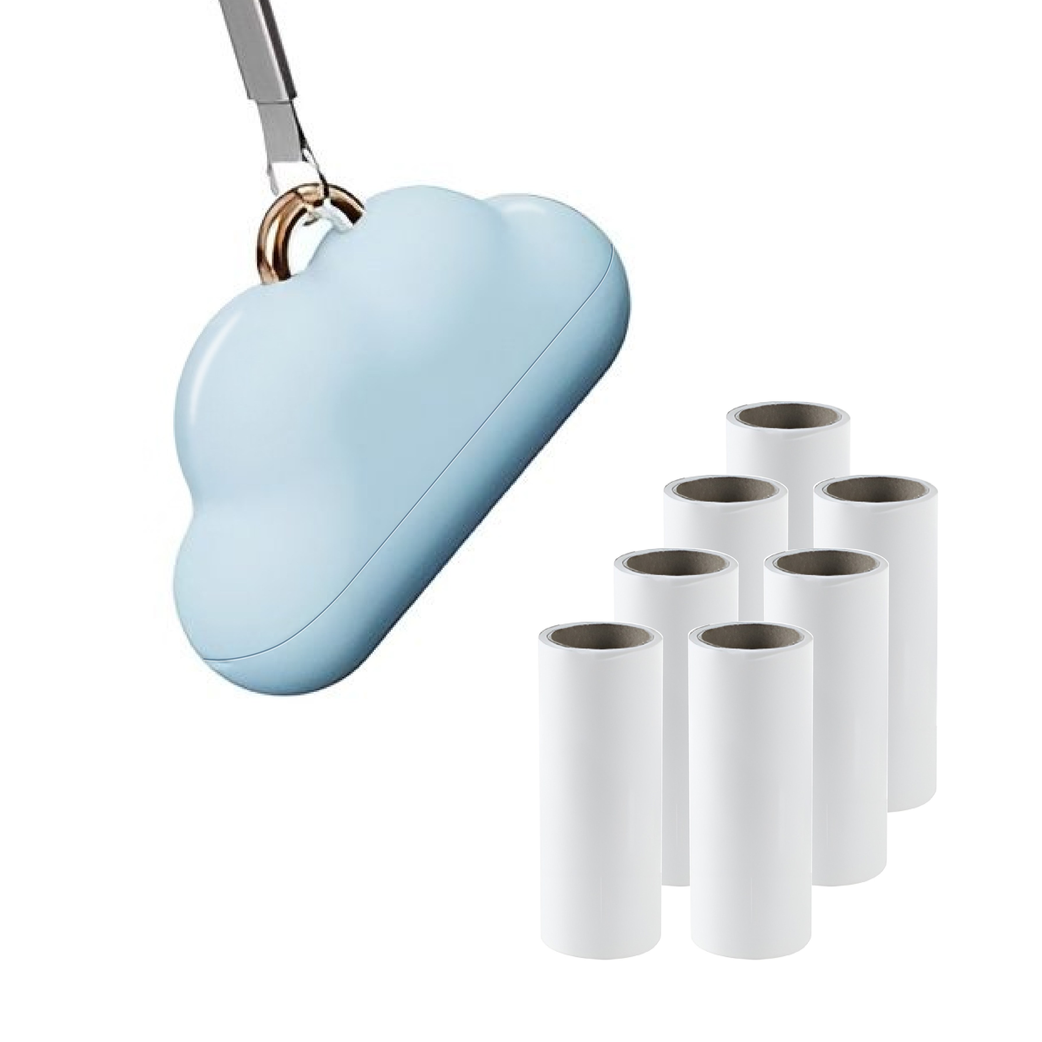 탠더글로우 클라우드 테이프크리너 미니 돌돌이 본체 + 리필 7개, 1세트 9,600원