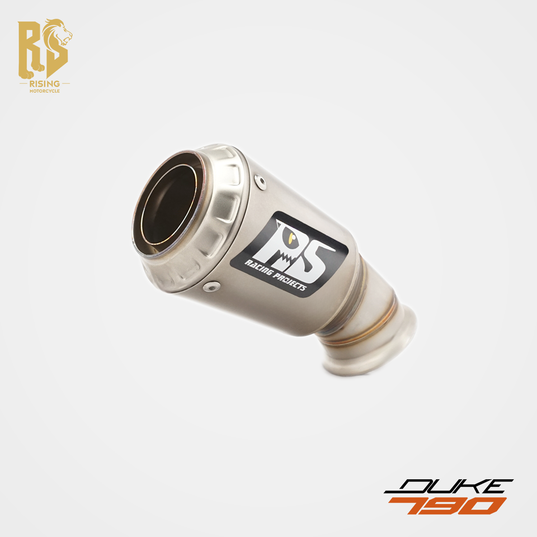 790DUKE 배기 머플러 중통 일체형 크라운 스타일 EKTM30, 1개 97,600원