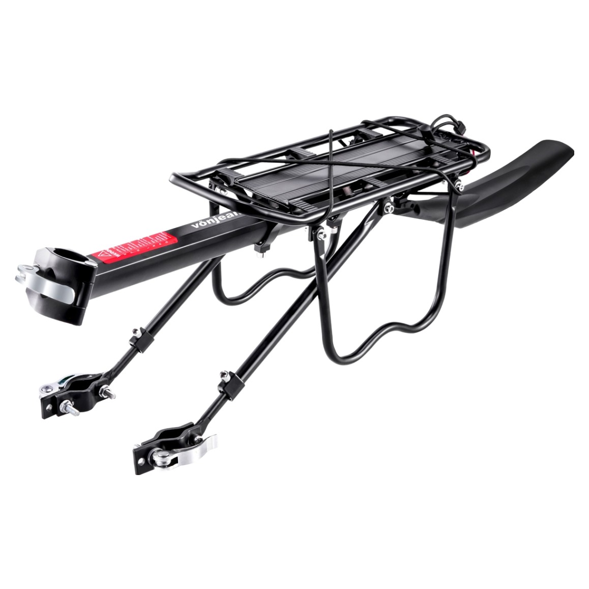 본젠 시트포스트 자전거 짐받이 리어랙 + 흙받이 포함 KIT, 블랙, 1개, 현재가 30,480원