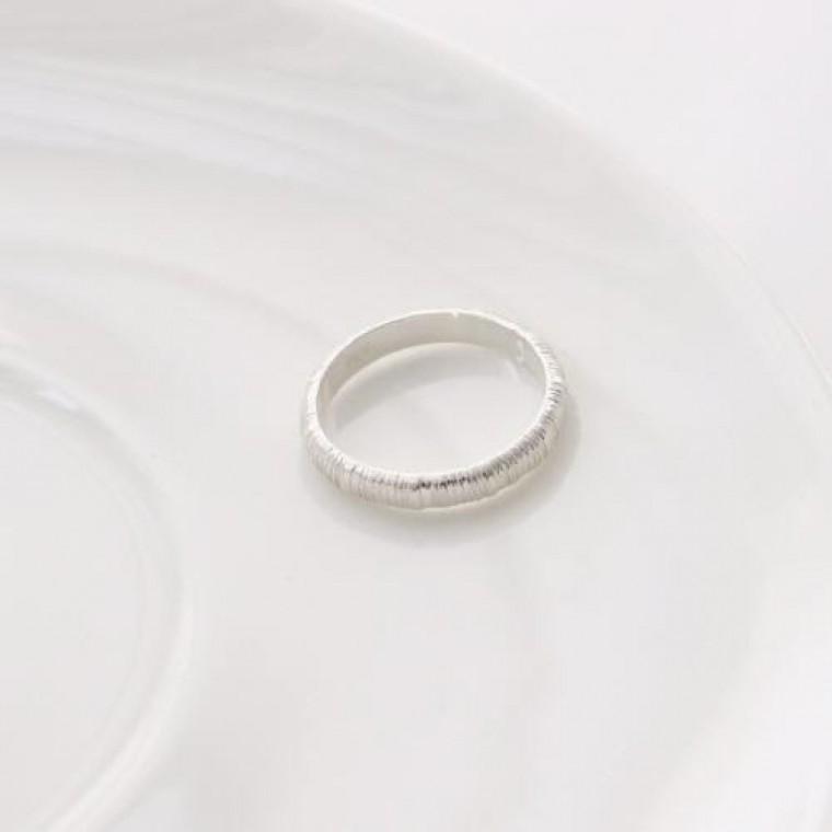 [925실버] 텍스처 무광 실버 반지 3mm 잔잔한 디테일 베이직 링 70,330원
