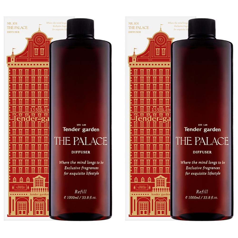 [본사][텐더가든] 더 팰리스 디퓨저 1L 용액 2종 1+1, 2+1 구성 택 1, 2개, 1L, Nr.101 토닉 오차드 112,000원