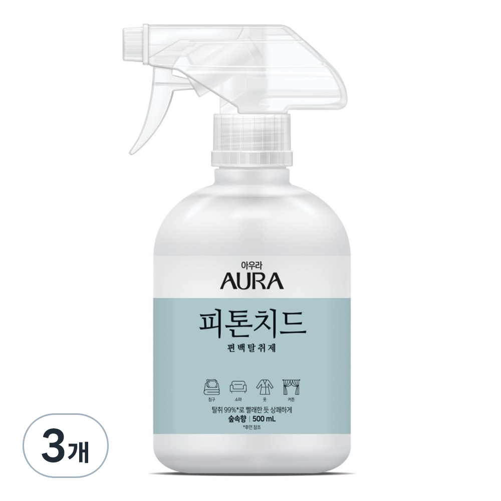 [비건라이프] 아우라 피톤치드 편백탈취제 숲속향 본품 20,850원