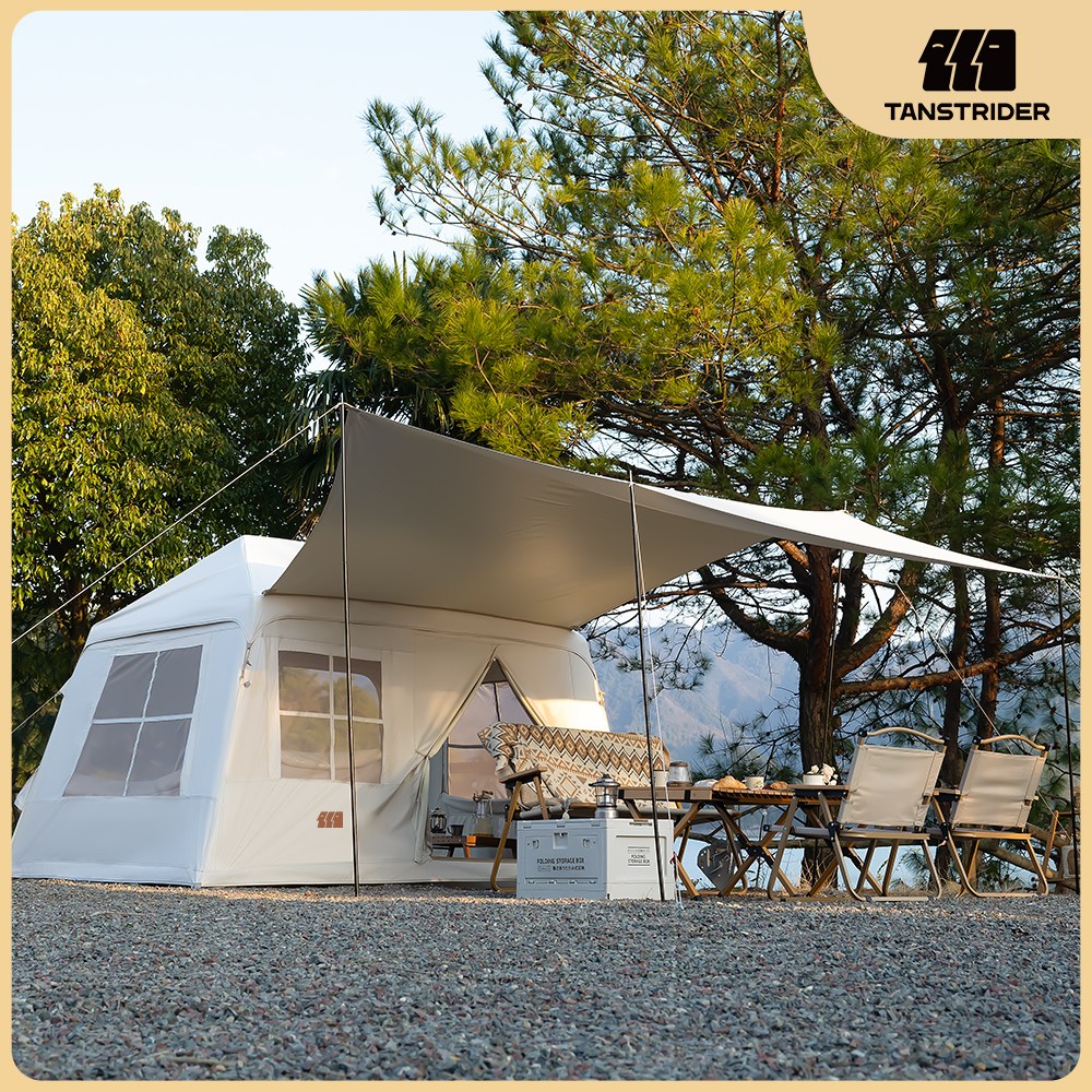 TANSTRIDER 인플레터블 캐노피 대형텐트 에어텐트 타프, 5~8인용, 카키 329,900원