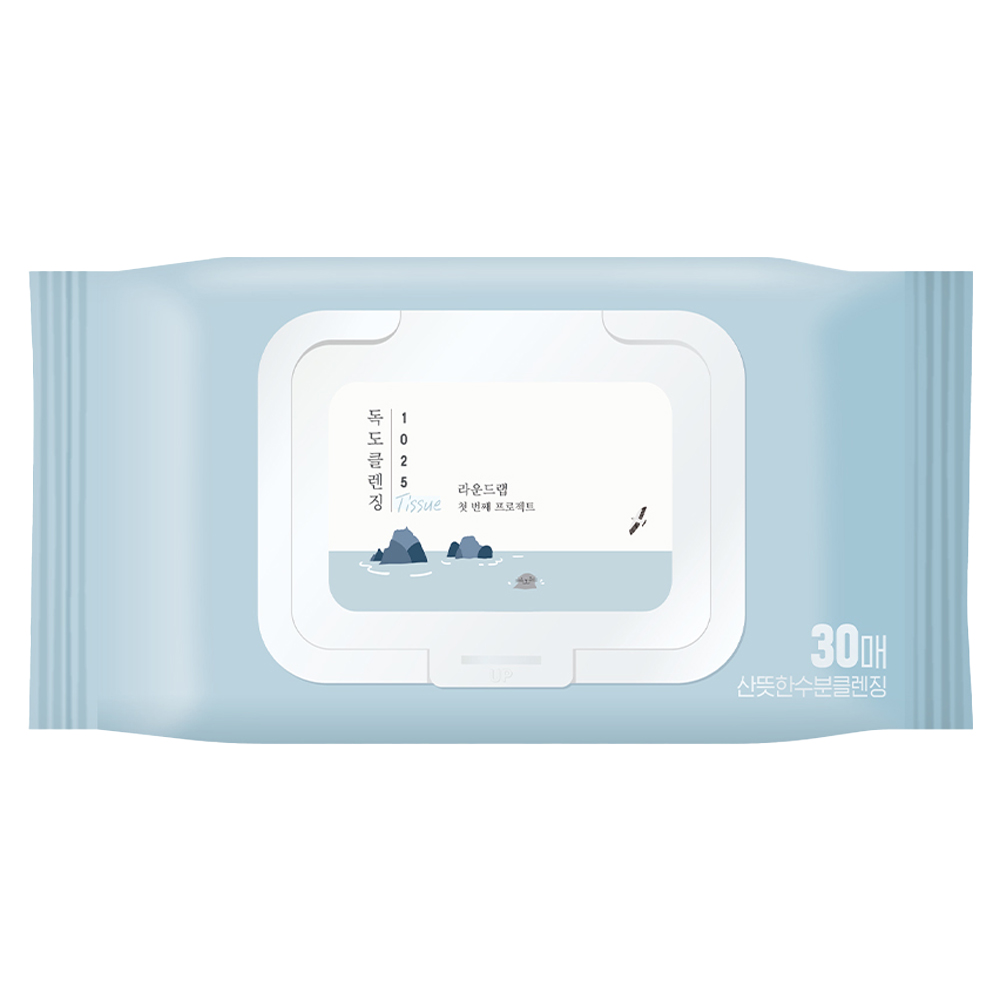 라운드랩 1025 독도 클렌징 티슈 4,000원