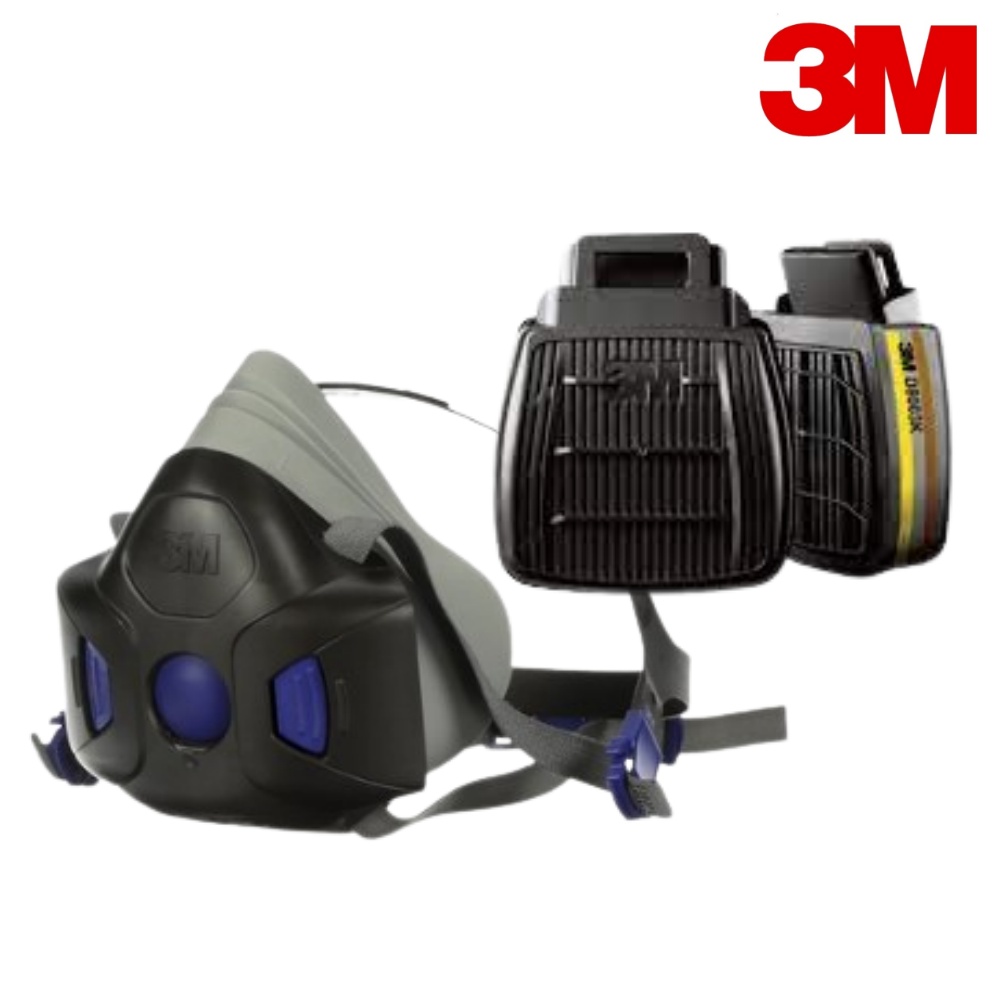 3M HF802 D8003K 양구형 면체마스크 방독필터 세트 59,800원