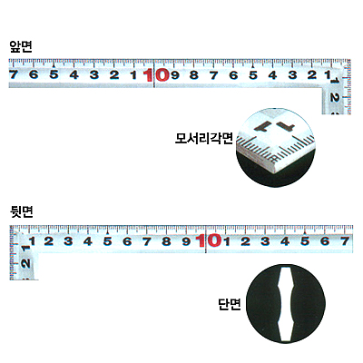 SHINWA 직각자 S-10294 15cmx30cm/폭15mm/두께1.4T, 1개 42,400원