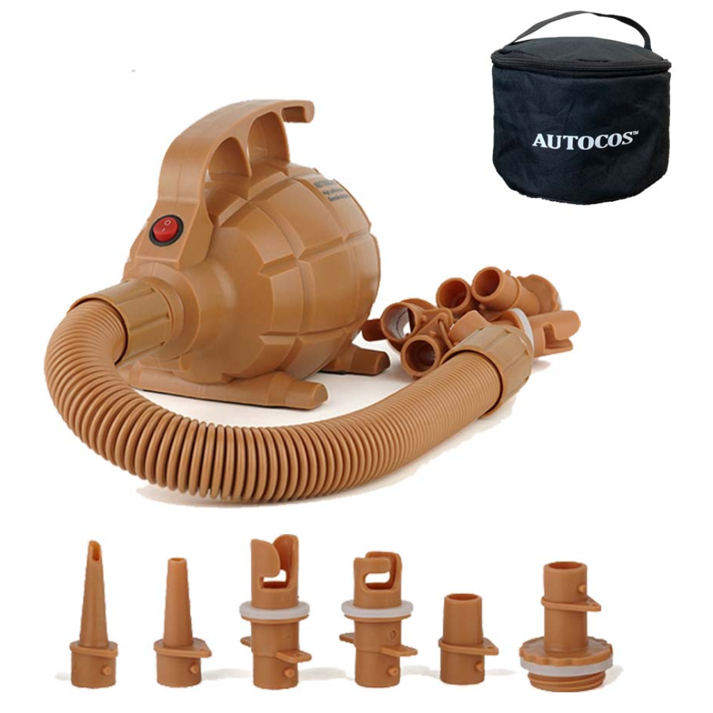 오토코스 수류탄 전동 휴대용 에어펌프 + 보관가방 2.5m 6종노즐, 혼합색상, 1개 33,500원