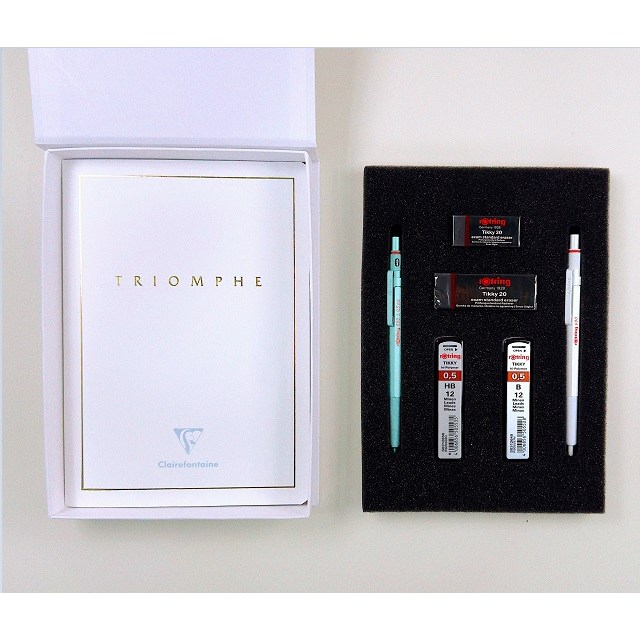 로트링샤프600 0.5mm 2자루구매시 [샤프심2개+지우개2개+끌레르퐁텐노트+케이스 증정] 29,800원