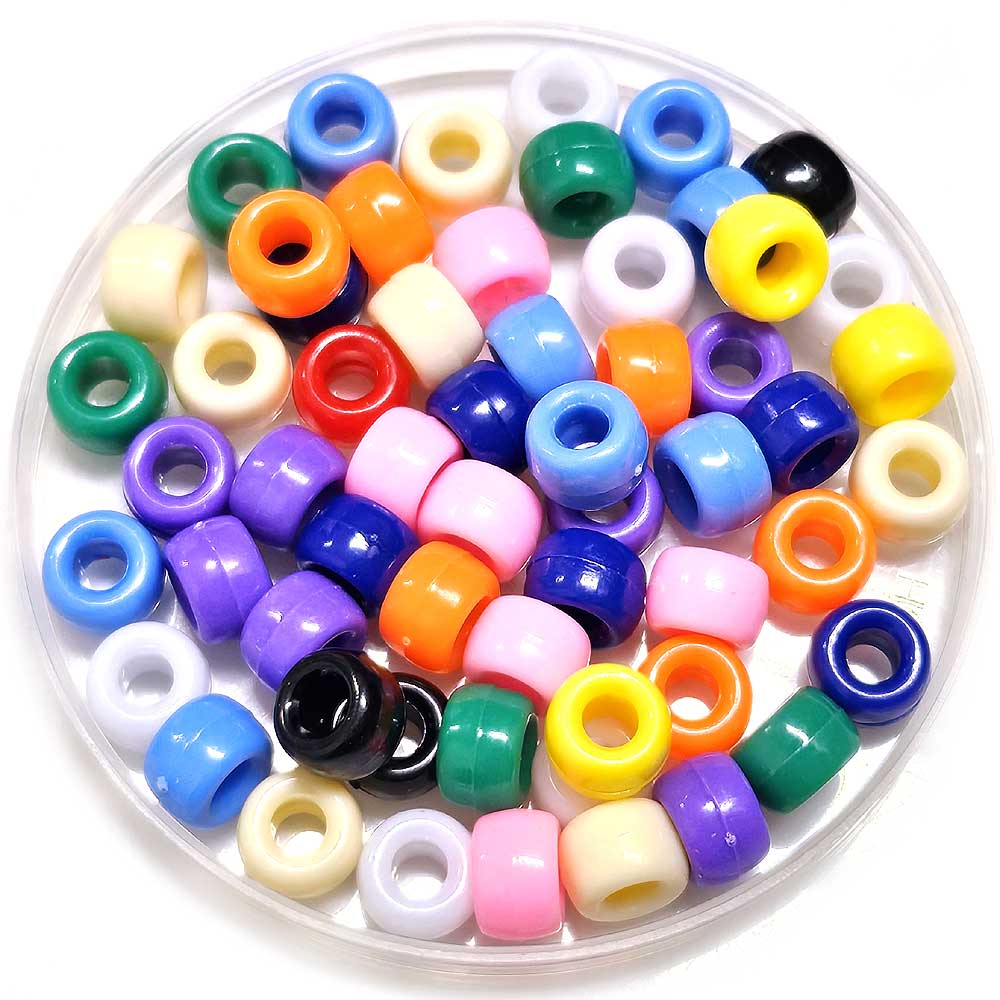 ALL 비즈 (벌크) 9mm 도넛홀 불투명 컬러믹스, 한세트 300알, 1개 29,750원