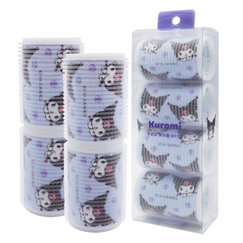 산리오 쿠로미 헤어롤 40파이 4P세트 앞머리 구르프 (729648) 4,500원