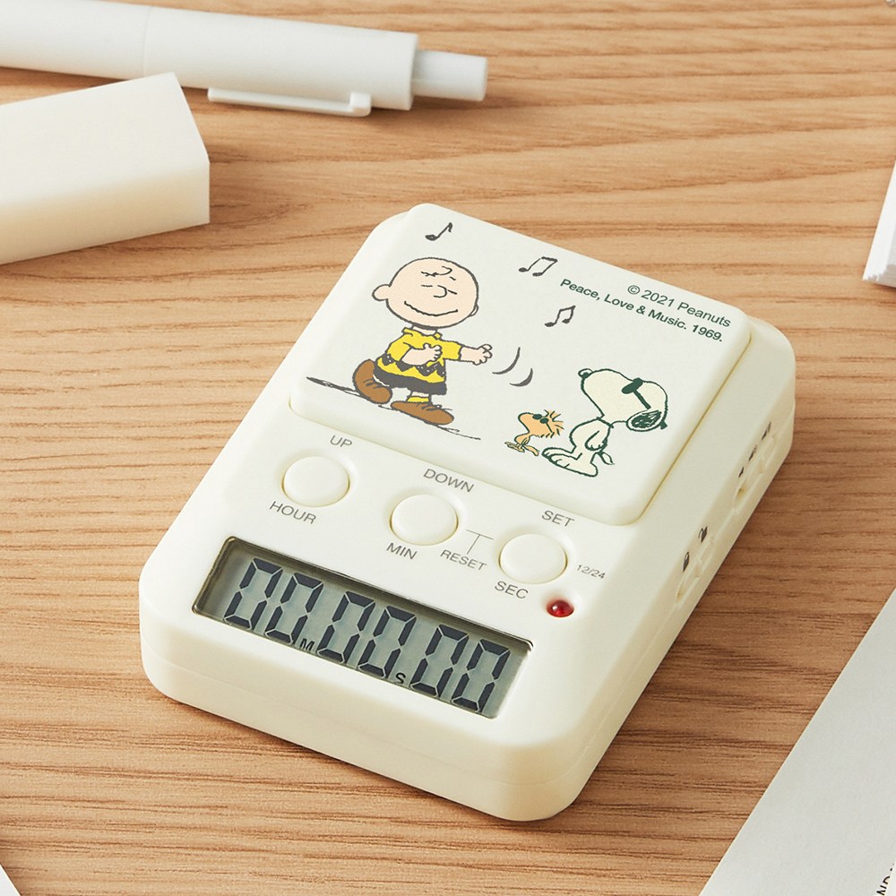 스누피 스톱워치 공부타이머 스탑워치 학습타이머 15,900원