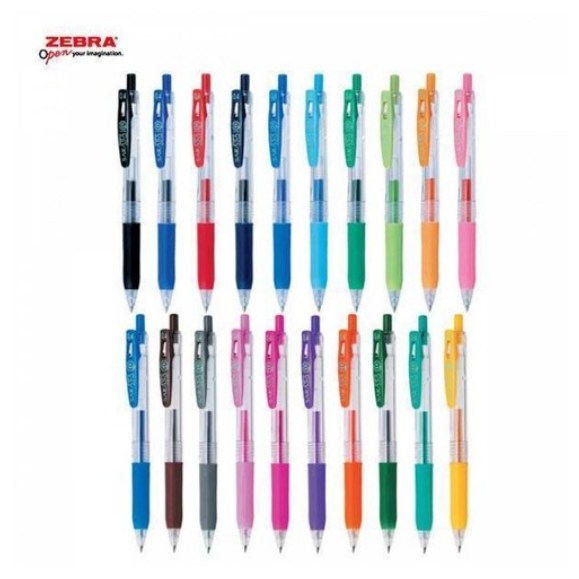 제브라 사라사클립 젤잉크펜 0.1 0.3 0.4 0.5 0.7 20컬러 3,970원