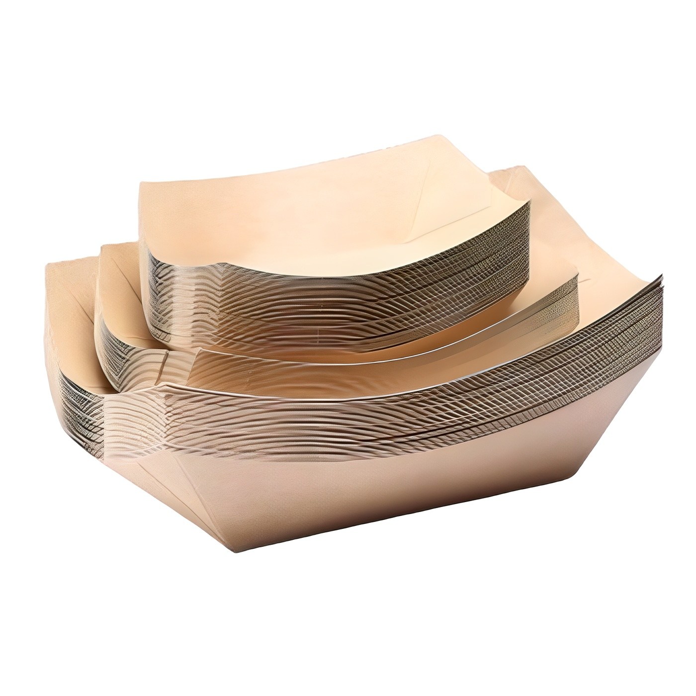 크라프트 종이접시 소 12.8 x 7.5 cm + 중 15.5 x 9.3 cm + 대 20 x 11.5 cm 세트 10,900원