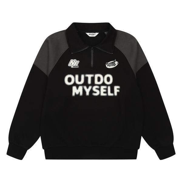 에꼴리에 주니어 HIP!! 힙한 인기상품 특가!!! 스트릿 배색 반집업 맨투맨티 24D1403 NC경산 19,000원