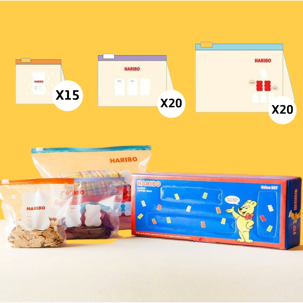 하리보 슬라이더 지퍼백 3종 세트 20,700원