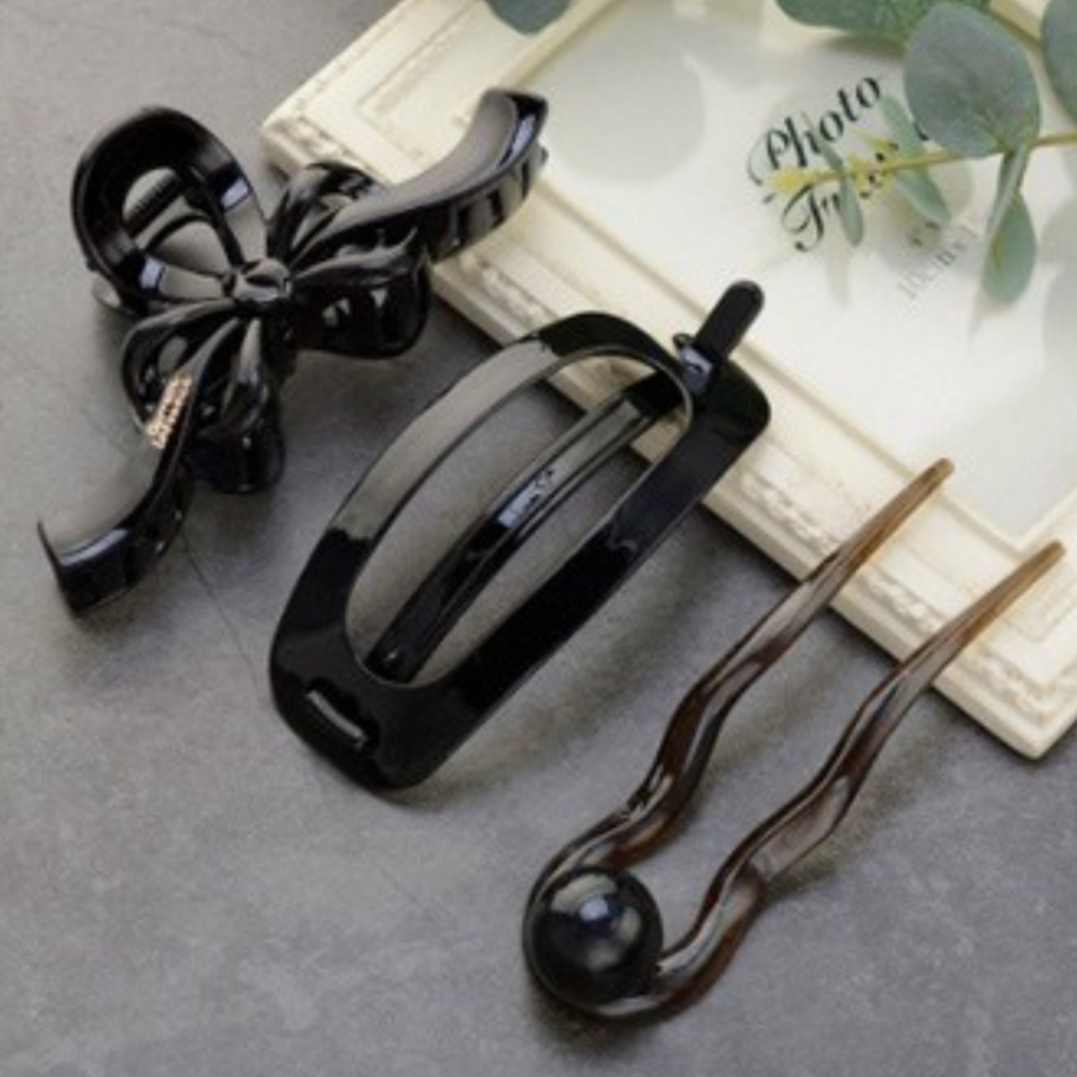 [HANNAL] 올림머리 비녀 꽂이 집게핀 3p세트 8,900원