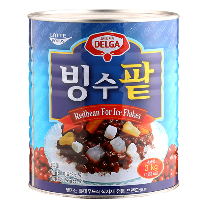 롯데푸드 빙수팥 통조림, 3kg, 1개 13,780원