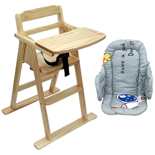[베이비캠프]내츄럴 유아용 식탁의자와 쿠션세트, 단품 80,850원
