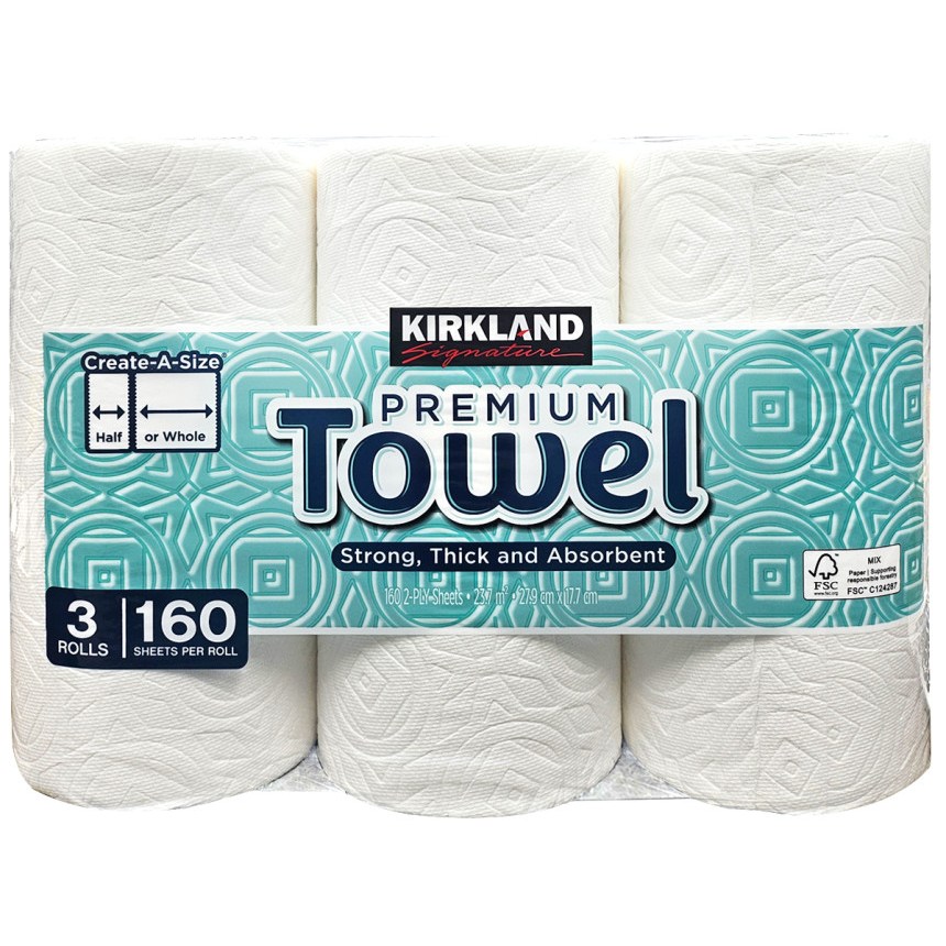 커클랜드 종이타월 160매 x 12롤 2겹 키친타올 코스트코 29,420원