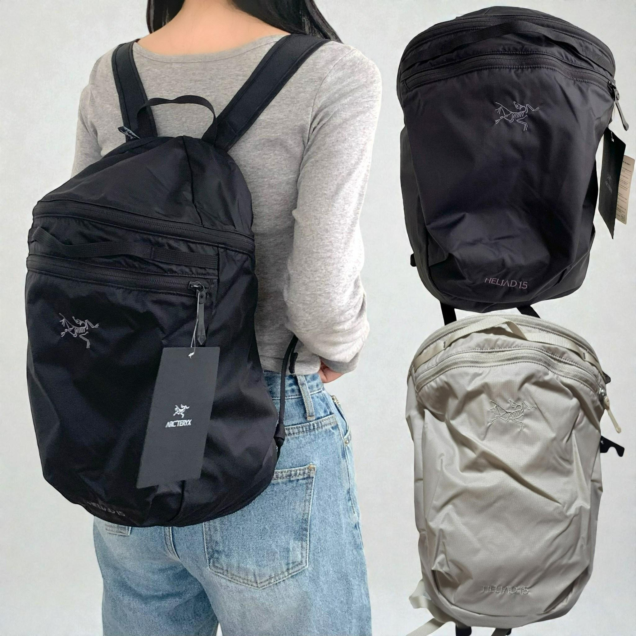 아크테릭스 헬리아드15 백팩 블랙 배낭 등산 가방 believe 195,000원